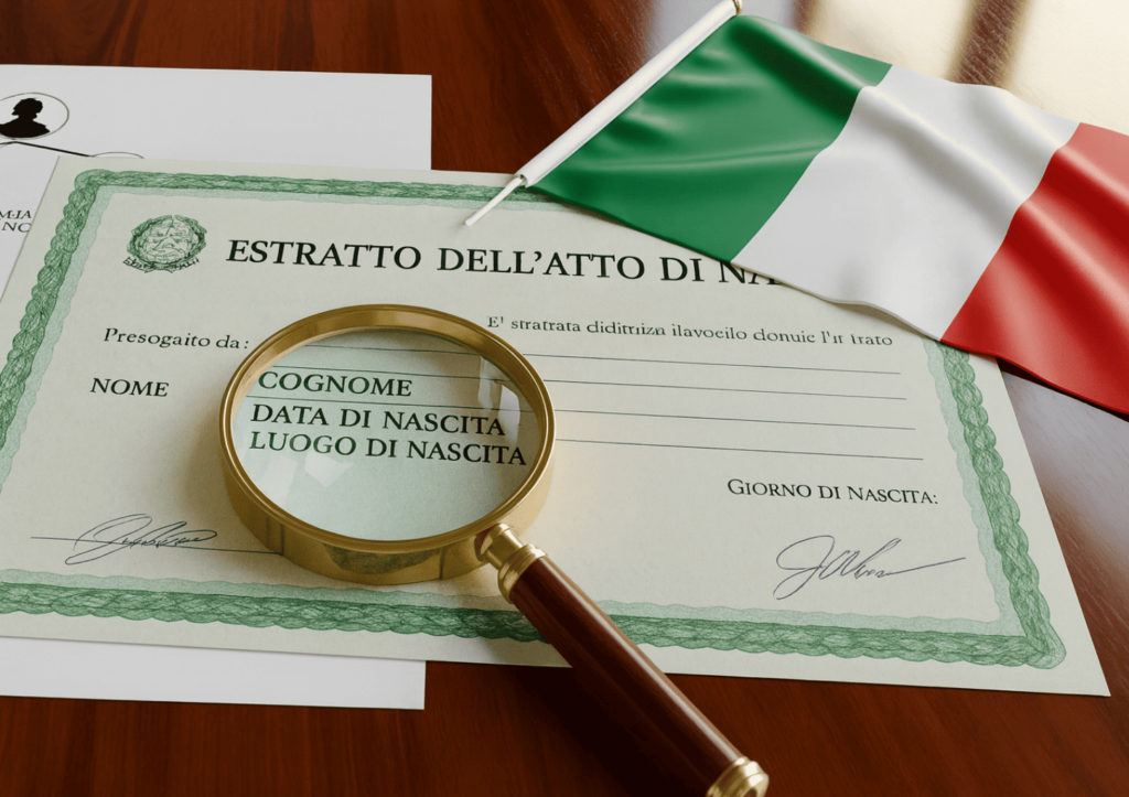 ¿CÓMO BUSCAR PARTIDA DE NACIMIENTO ITALIANA?