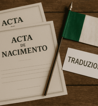RADUCCIÓN DE PARTIDAS DE NACIMIENTO AL ITALIANO