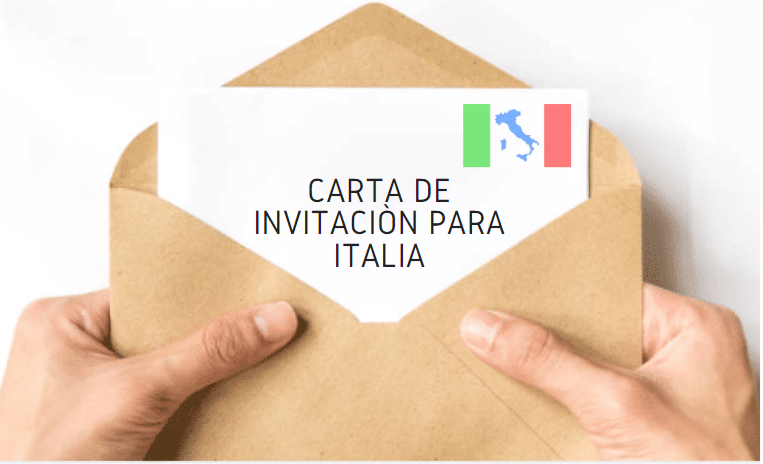▷ Carta de invitación para Italia - GRATIS PDF - 2023