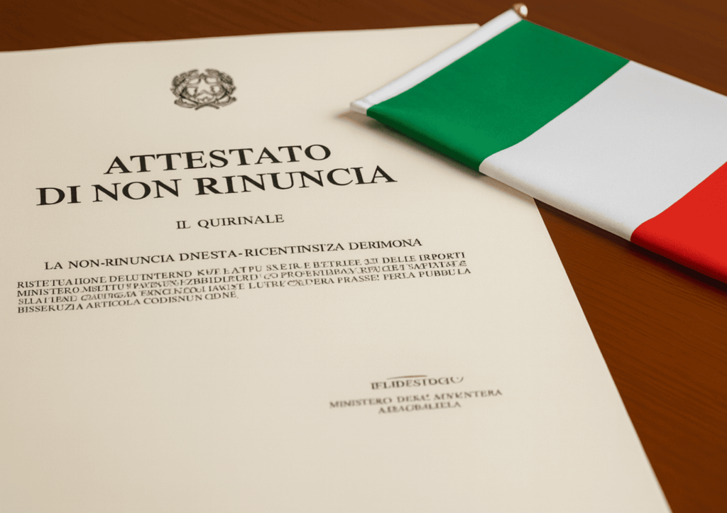 ¿CÓMO SABER SI MI AVO RENUNCIÓ A LA CIUDADANÍA ITALIANA?