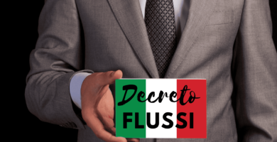 qué se entiendo por el decreto Flussi en Italia