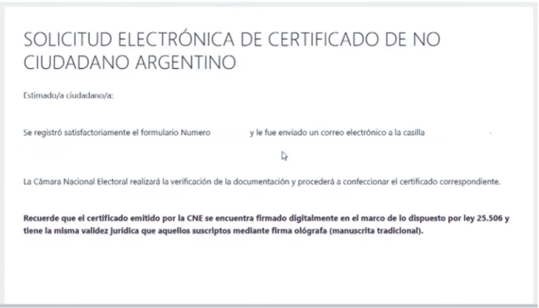 TUTORIAL PARA COMPLETAR EL FORMULARIO 003 Y SOLICITAR EL CERTIFICADO DE NO NATURALIZACIÓN EN ARGENTINA