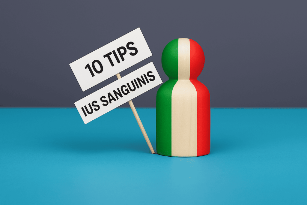 10 RECOMENDACIONES PARA SOLICITAR LA CIUDADANÍA ITALIANA POR IUS SANGUINIS