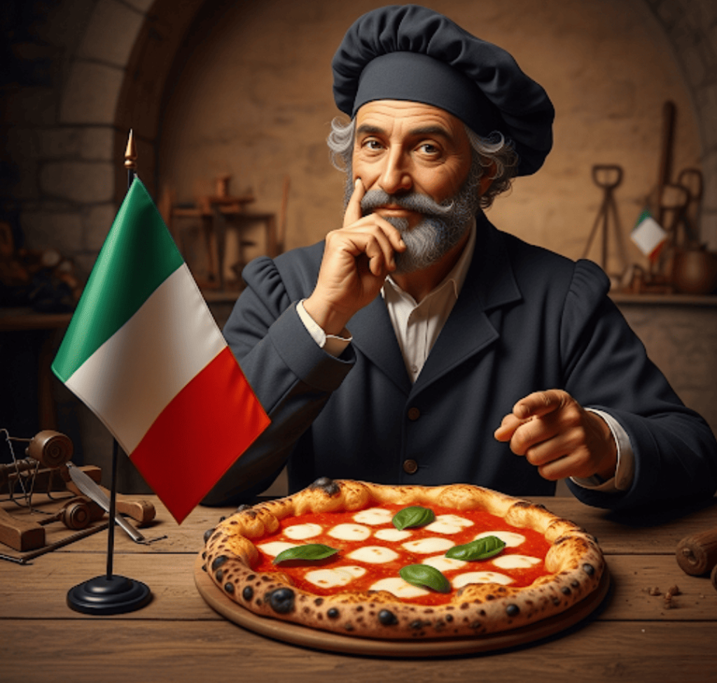 Los italianos inventaron la pizza en Nápoles