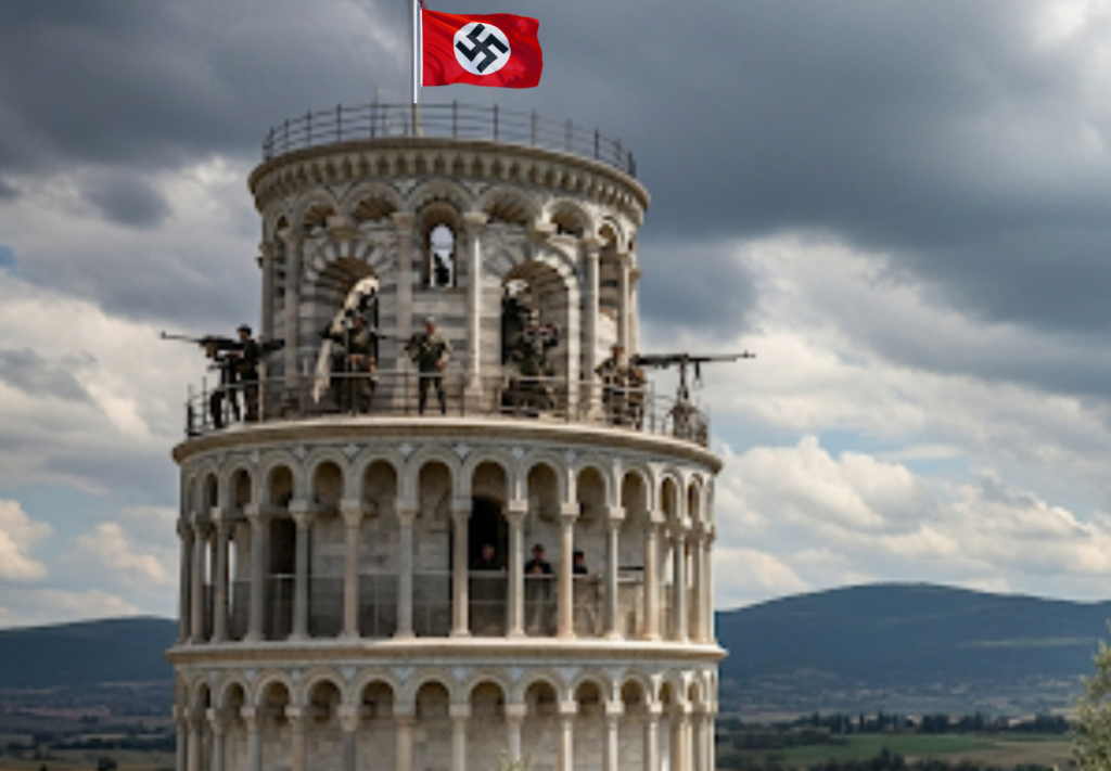 Durante la Segunda Guerra Mundial, los nazis utilizaron la Torre Inclinada de Pisa como torre de vigilancia