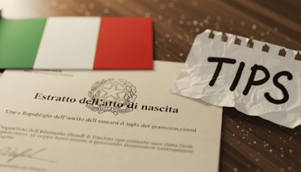 7 CONSEJOS PARA SOLICITAR LA PARTIDA DE NACIMIENTO ITALIANA