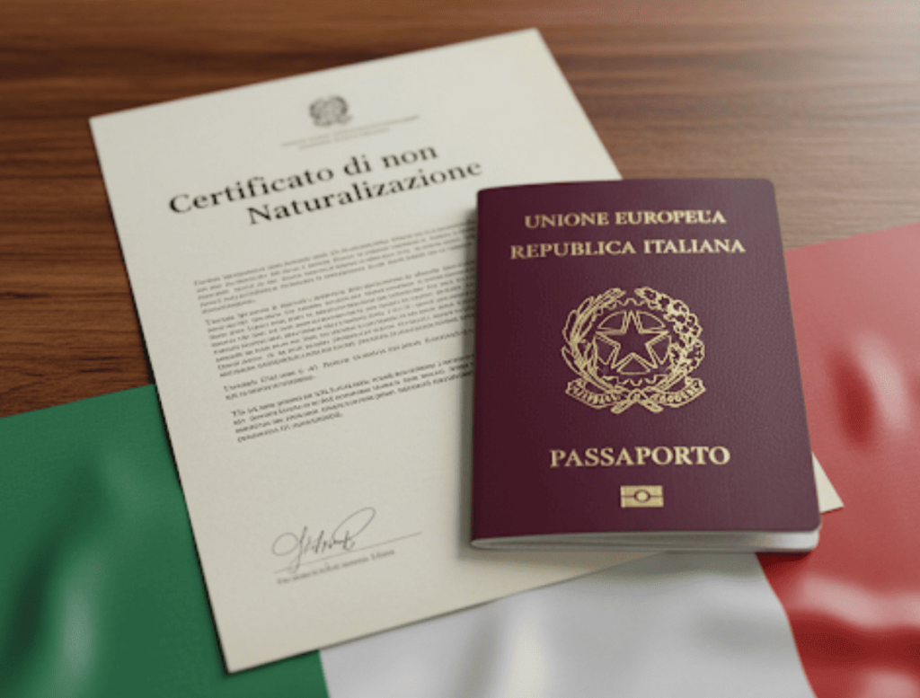 ¿CÓMO OBTENER EL CERTIFICADO DE NO NATURALIZACIÓN DE AVO ITALIANO? 