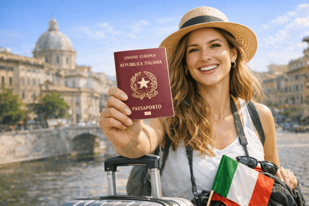 LOS DOCUMENTOS NECESARIOS PARA SOLICITAR EL PASAPORTE ITALIANO SON: