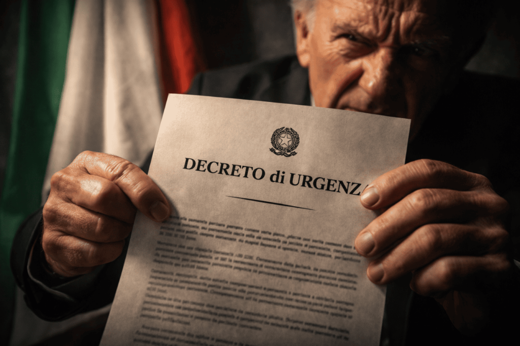 AUDIENCIA DE LA CORTE DE CASACIÓN ITALIANA: la trampa del decreto Tajani y su “urgencia” 
