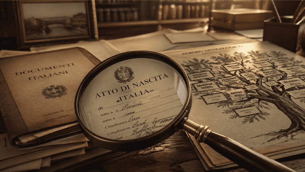 LA GENEALOGÍA COMO CACERÍA DE FANTASMAS EN LA BÚSQUEDA DEL PASAPORTE ITALIANO