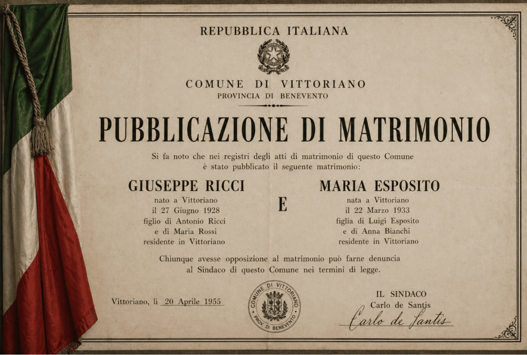 PUBLICACIONES MATRIMONIALES Y SU IMPORTANCIA PARA ENCONTRAR EL ACTA DE MATRIMONIO DE TU AVO