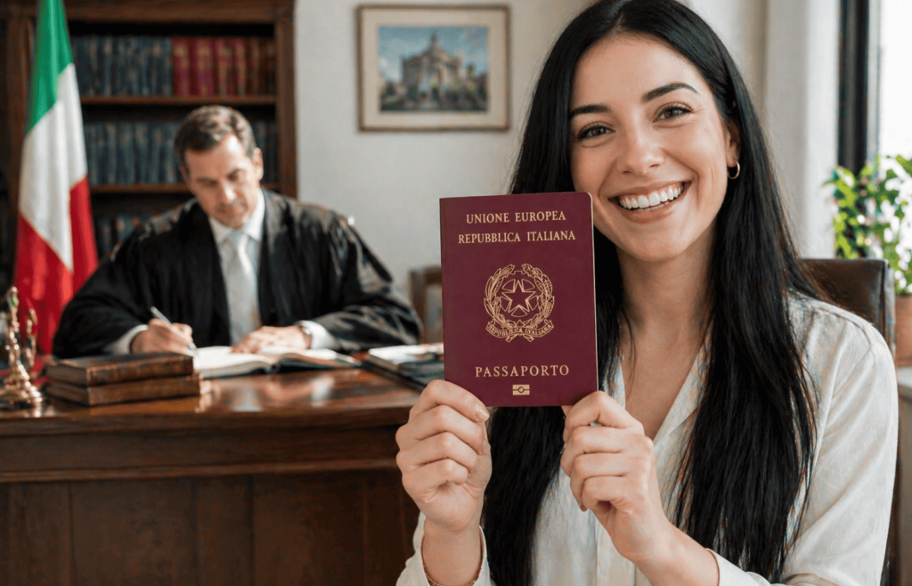 LA VÍA JUDICIAL FUE LA SOLUCIÓN EFECTIVA PARA LA CIUDADANIA ITALIANA DE MARTINA  

