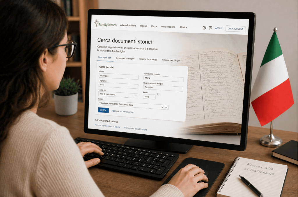 ¿DÓNDE ESTÁN LAS PUBLICACIONES MATRIMONIALES Y CÓMO ACCEDER SIN TENER QUE IR A ITALIA Y PODER ENCONTRAR EL ACTA DE MATRIMONIO DE TU AVO?  