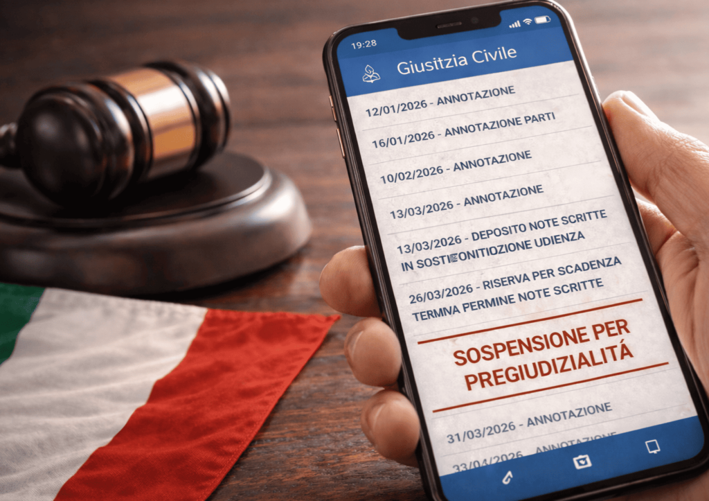 CIUDADANÍA ITALIANA JUDICIAL: qué significa realmente “SOSPENSIONE PER PREGIUDIZIALITÀ”