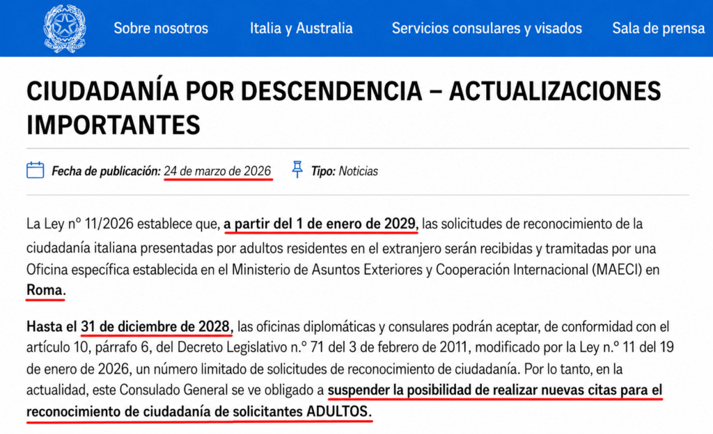 Efecto dominó: comienzan a cerrarse las puertas de los consulados