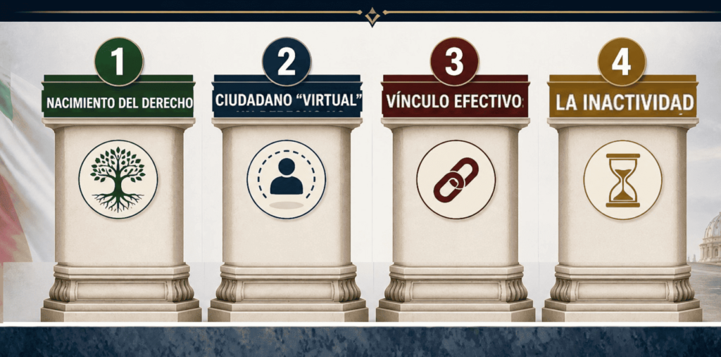 

4 PILARES CLAVES DEL FALLO 63/2026 EMITIDO POR LA CORTE CONSTITUCIONAL SOBRE CIUDADANÍA ITALIANA 
