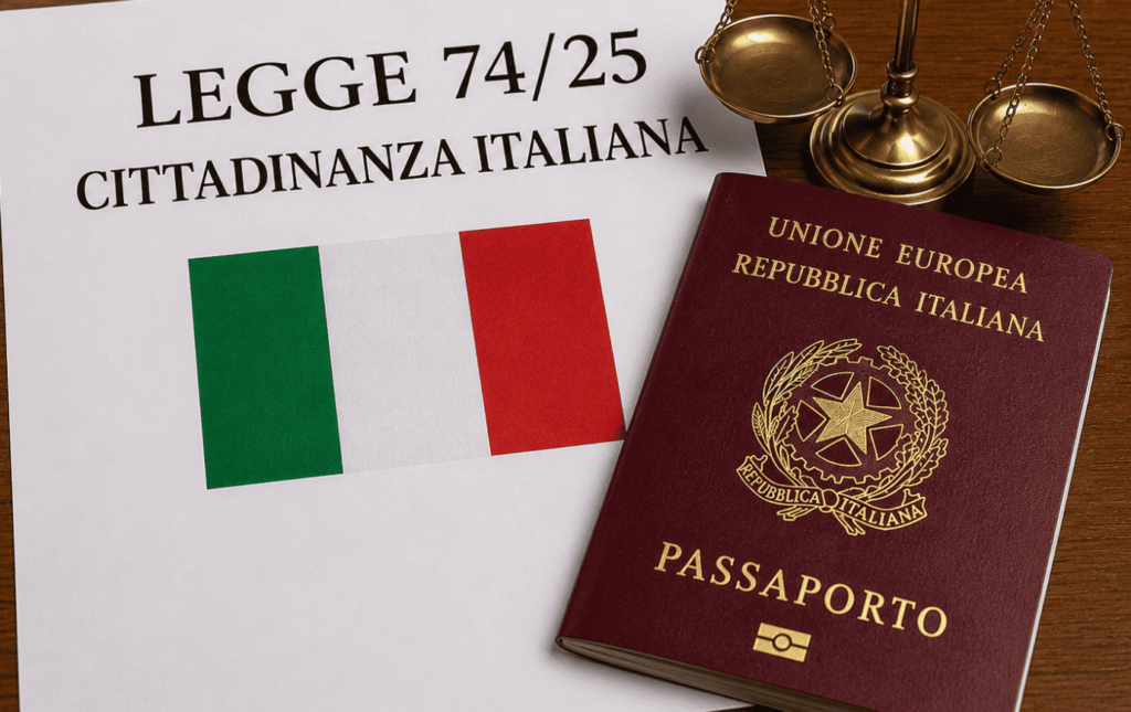 La Ley 74/2025 cambió las reglas — bisnietos y tataranietos de italianos deben revisar su situación