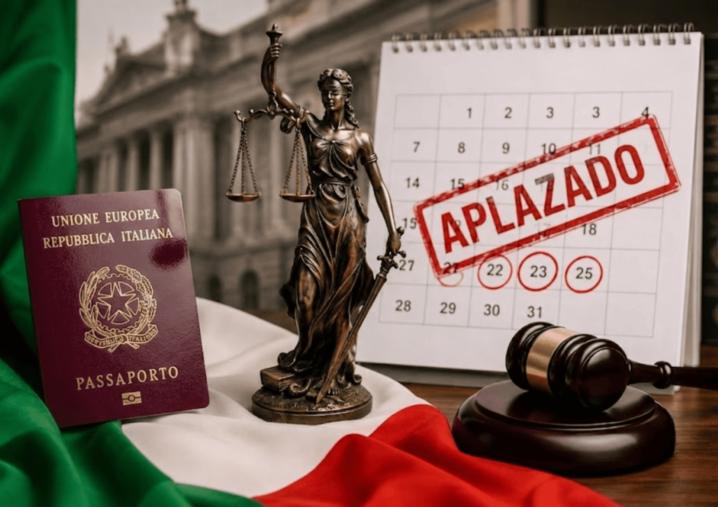 CIUDADANÍA ITALIANA: ¿ ITALIA APLAZA LOS JUICIOS? 