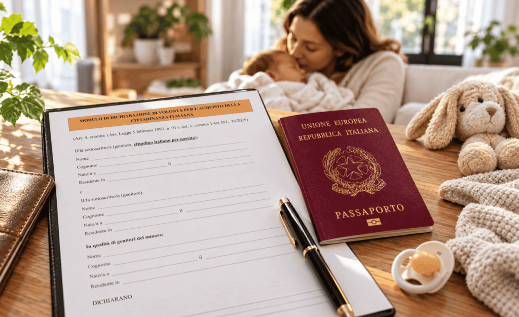 ¿PUEDO DECLARAR A MI BEBÉ MIENTRAS ESPERO MI RECONOCIMIENTO DE LA CIUDADANÍA ITALIANA?